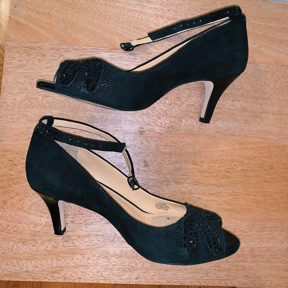 Black Sparkly Alex Marie Heels